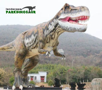 Popolare statua gigante di Trex per il parco acquatico