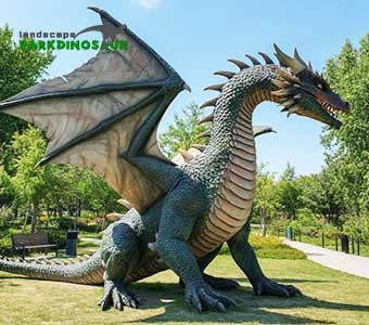 Statue realistiche del drago animatronico
